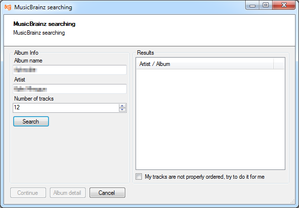 MusicBraing searching MusicBraing searching